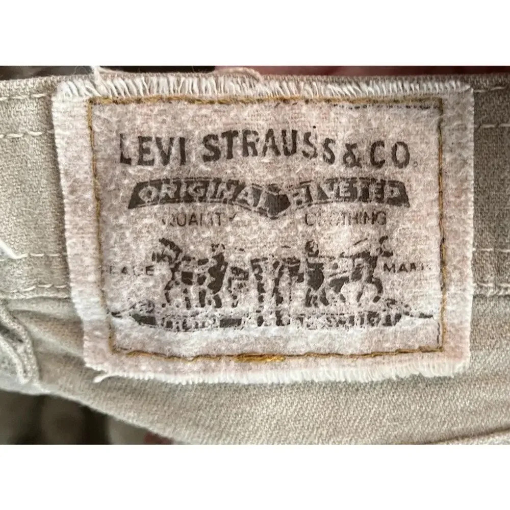Levi's Vintage Orange Tab Beige Men's Action Jeans W32 L30 Made in USA‎